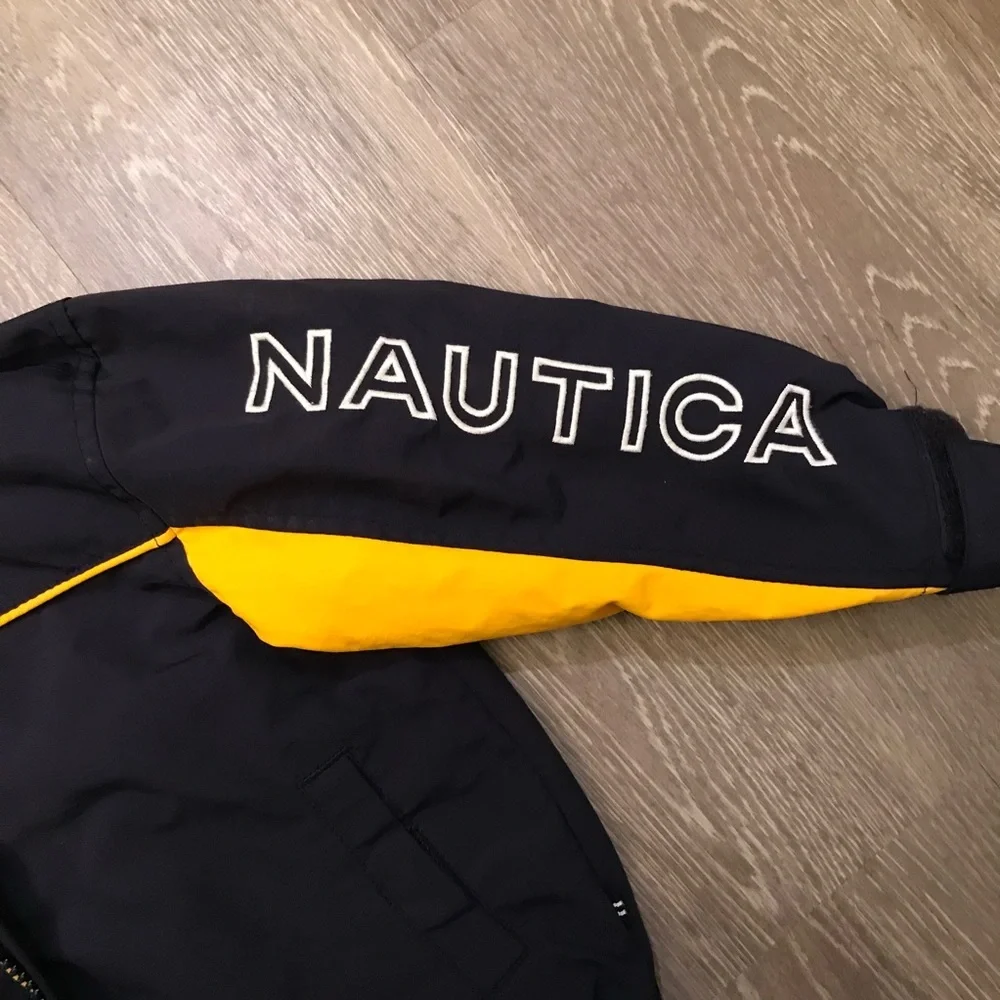 Nautica Hideaway Hood Windbreaker Jacket‎ Toddler Boy’s Size 2T​